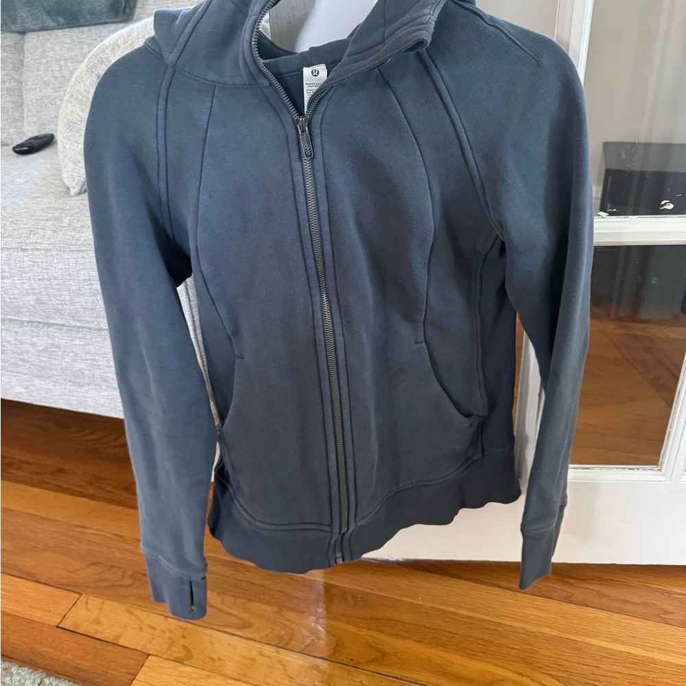 Dark Gray Zip-Up Hoodie